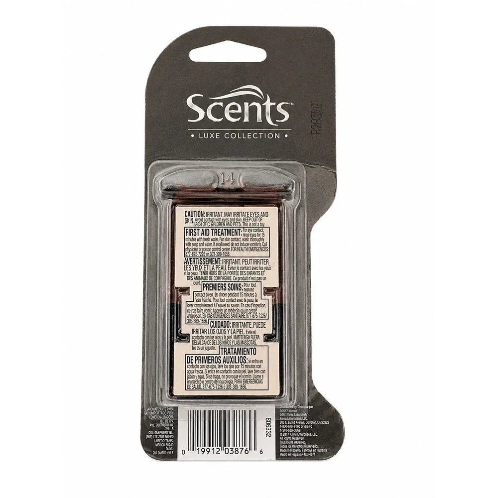 Scents Luxe Collection Premium Vent Clip 2 PK Rose Gold Car Air Freshener